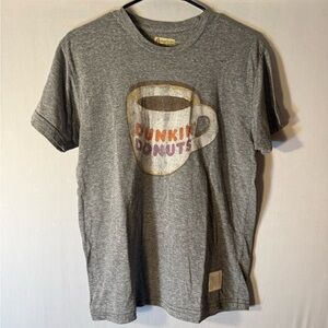 American Roadtrip Dunkin Donuts Gray Graphic Tee S